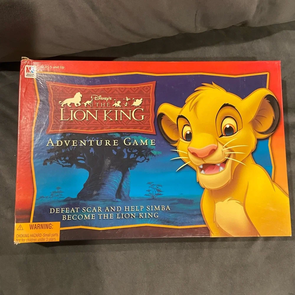 New but Opened Vintage Milton Bradley Disney’s The Lion King Adventure Game